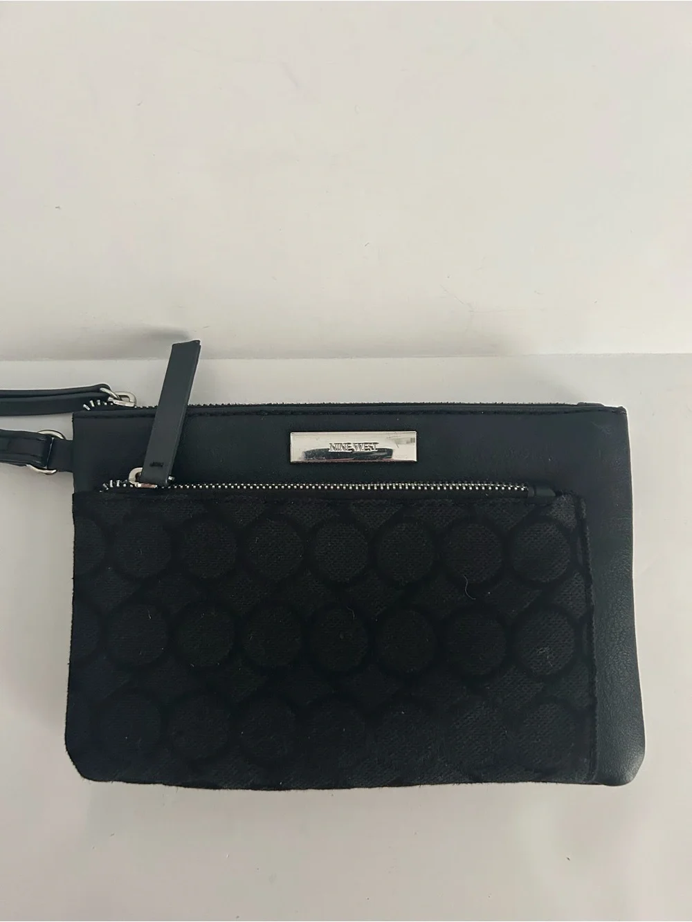 Nine West Black Wristlet Clutch